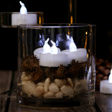 Load image into Gallery viewer, 24 Pieces Warm White LED Tealight Flameless Smokeless Candles Wedding