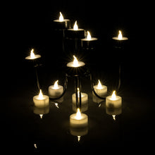 Load image into Gallery viewer, 100pcs LED Flickering Candles Tea Light Warm White Flameless Smokeless Flashing