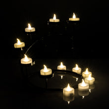Load image into Gallery viewer, 100pcs LED Flickering Candles Tea Light Warm White Flameless Smokeless Flashing