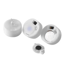 Load image into Gallery viewer, 100pcs LED Flickering Candles Tea Light Warm White Flameless Smokeless Flashing