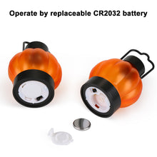 Load image into Gallery viewer, 12 Packs LED Pumpkin Tealights Smokeless Candles Halloween Chrismas Parties