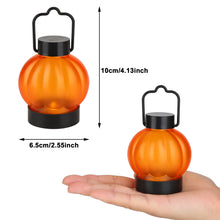 Load image into Gallery viewer, 12 Packs LED Pumpkin Tealights Smokeless Candles Halloween Chrismas Parties