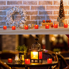 Load image into Gallery viewer, 12Pcs Amber Yellow LED Tealight Flameless Candles with Timer