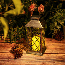 Load image into Gallery viewer, Solar Powered Led Outdoor Lantern Waterproof Candle Hanging Light Patio Pathway Yard Decoration