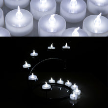Load image into Gallery viewer, 100pcs Cool White LED Candle Tea Light Flameless Flickering Flashing Tealight