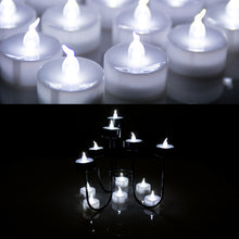 Load image into Gallery viewer, 100pcs Cool White LED Candle Tea Light Flameless Flickering Flashing Tealight