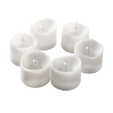 Load image into Gallery viewer, LED Tealight Candles Battery Operated Flameless smokeless Flickering Flashing Lot 6 PCS for Wedding/Party Decorations Warm White