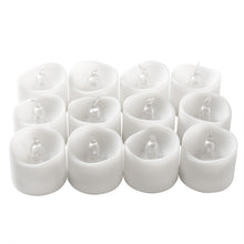 Load image into Gallery viewer, LED Tealight Candles Battery Operated Flameless smokeless Flickering Flashing Lot 6 PCS for Wedding/Party Decorations Warm White