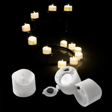 Load image into Gallery viewer, LED Tealight Candles Battery Operated Flameless smokeless Flickering Flashing Lot 6 PCS for Wedding/Party Decorations Warm White