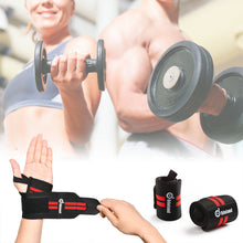 Load image into Gallery viewer, Weight Lifting Training Wrist Straps Support Braces Wraps Belt Protector Gym Training