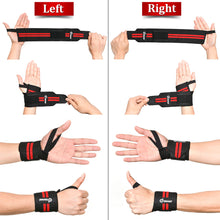 Load image into Gallery viewer, Weight Lifting Training Wrist Straps Support Braces Wraps Belt Protector Gym Training