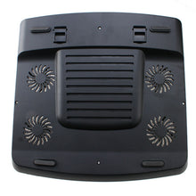 Load image into Gallery viewer, Portable 5 Fans Cooling Pad LED Light Radiator Coolpad Stand Laptop PC Notebook