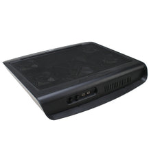 Load image into Gallery viewer, Portable 5 Fans Cooling Pad LED Light Radiator Coolpad Stand Laptop PC Notebook