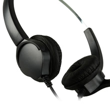 Load image into Gallery viewer, Call Center Noise Cancelling Corded Binaural Hands-free Headset Headphone With Microphone