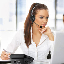 Load image into Gallery viewer, Call Center Dialpad Corded Headset Office Telephone with Corded Headset