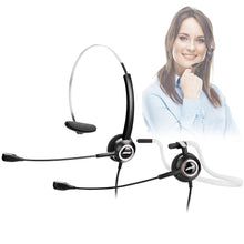 Load image into Gallery viewer, Noise Canceling Headset Convertible RJ9 Earphone with Microphone Adaptor