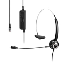 Load image into Gallery viewer, Noise Canceling Headset Convertible RJ9 Earphone with Microphone Adaptor