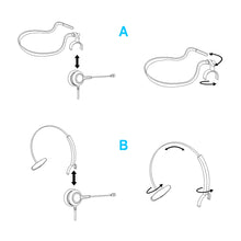 Load image into Gallery viewer, Noise Canceling Headset Convertible RJ9 Earphone with Microphone Adaptor