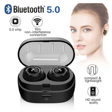 Load image into Gallery viewer, 1 Pair Bluetooth 5.0 Mini Earbuds Headset Wireless Earphones Stereo Headphones