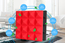 Load image into Gallery viewer, Sound Proof Padding, AGPtEK 24 Packs Soundproof Foams 25x25x5CM Acoustic Foam Panels, Ideal for Recording Studio, TV Room, Kid’s Room,and Office and Podcast Recording