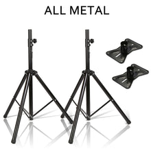 Load image into Gallery viewer, 2Pack Speaker Tripod Stand Adjustable Holder for Recording Room Studio Party
