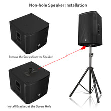 Load image into Gallery viewer, 2Pack Speaker Tripod Stand Adjustable Holder for Recording Room Studio Party