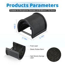 Load image into Gallery viewer, Studio Microphone Pop 3 Filter Layers Windscreen Shield Cover Mesh