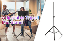 Load image into Gallery viewer, AGPtEK Microphone Stand Wind Screen Bracket with Adjustable Non-slip Tripod Base