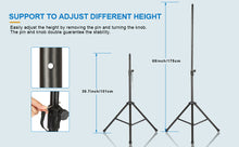 Load image into Gallery viewer, AGPtEK Microphone Stand Wind Screen Bracket with Adjustable Non-slip Tripod Base