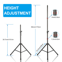 Load image into Gallery viewer, AGPtEK Microphone Stand Wind Screen Bracket with Adjustable Non-slip Tripod Base