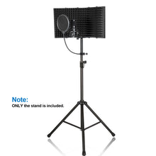 Load image into Gallery viewer, AGPtEK Microphone Stand Wind Screen Bracket with Adjustable Non-slip Tripod Base