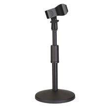 Load image into Gallery viewer, AGPtEK Desk Microphone Stand with Mic Clip 5/8" Male to 3/8" Female Screw Upgraded Adjustable