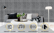 Load image into Gallery viewer, Dark Grey 12pcs Acoustic Panels High Density Soundproof Absorbing Noise Cancellation Wall Decoration & Acoustic Treatment
