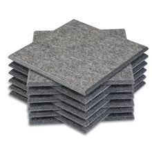 Load image into Gallery viewer, Dark Grey 12pcs Acoustic Panels High Density Soundproof Absorbing Noise Cancellation Wall Decoration & Acoustic Treatment