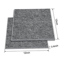 Load image into Gallery viewer, Dark Grey 12pcs Acoustic Panels High Density Soundproof Absorbing Noise Cancellation Wall Decoration & Acoustic Treatment