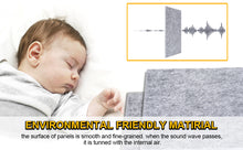 Load image into Gallery viewer, Light Grey AGPtEK 12 Packs Acoustic Absorption Panels High Density Noise Cancellation Wall Decoration Acoustic Treatment