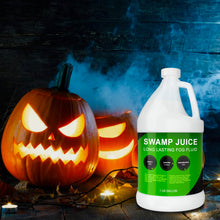 Load image into Gallery viewer, Swamp Juice, Ridiculously Long Lasting Fog Fluid, 2-3 Hour Hang Time for Halloween and Home Haunters, Theatrical Effects 1 Gallon