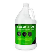 Load image into Gallery viewer, Swamp Juice, Ridiculously Long Lasting Fog Fluid, 2-3 Hour Hang Time for Halloween and Home Haunters, Theatrical Effects 1 Gallon