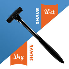 Load image into Gallery viewer, 18in Back Hair Removal Body Shaver Ergonomic Handle Shave Wet/Dry w/ 13 Blades