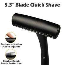 Load image into Gallery viewer, 18in Back Hair Removal Body Shaver Ergonomic Handle Shave Wet/Dry w/ 13 Blades