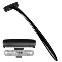 Load image into Gallery viewer, 18in Back Hair Removal Body Shaver Ergonomic Handle Shave Wet/Dry w/ 13 Blades