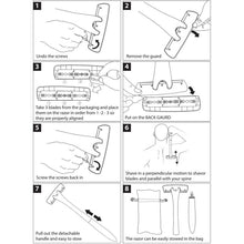 Load image into Gallery viewer, 18in Back Hair Removal Body Shaver Ergonomic Handle Shave Wet/Dry w/ 13 Blades