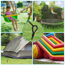 Load image into Gallery viewer, AGPtEK 4 Packs Ground Anchor Kit with 15 Inches Long and 0.5 Inches Thick, Ground Anchors Heavy Duty Great for Tents, Canopies, Sheds, Trampoline and Swing Sets