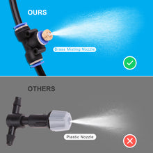 Load image into Gallery viewer, Mist Cooling System 26Ft Line + 10 T-Joint Nozzles Water Sprayer Patio Garden Lawn