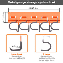 Load image into Gallery viewer, 3 Set Garden Tool Organizer Wall Mounted Hanger Hooks Home Garage