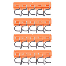 Load image into Gallery viewer, 4 Set 64” Garden Tool Organizer Wall Mounted Hanger Hooks Home Garage