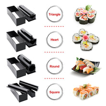Load image into Gallery viewer, 11Pcs DIY Sushi Making Kit Tools Set Rice Ball Rolls Mold with Premium Knife