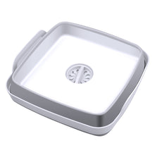 Load image into Gallery viewer, Foldable Dish Tub Washing Basin Collapsible Draining Pan Strainer Food Basket