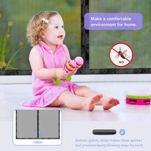 Load image into Gallery viewer, Magnetic Screen Door with Durable Fiberglass Mosquito Mesh Curtain
