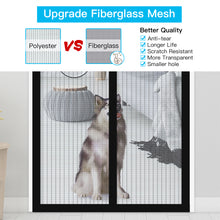 Load image into Gallery viewer, Magnetic Screen Door with Durable Fiberglass Mosquito Mesh Curtain